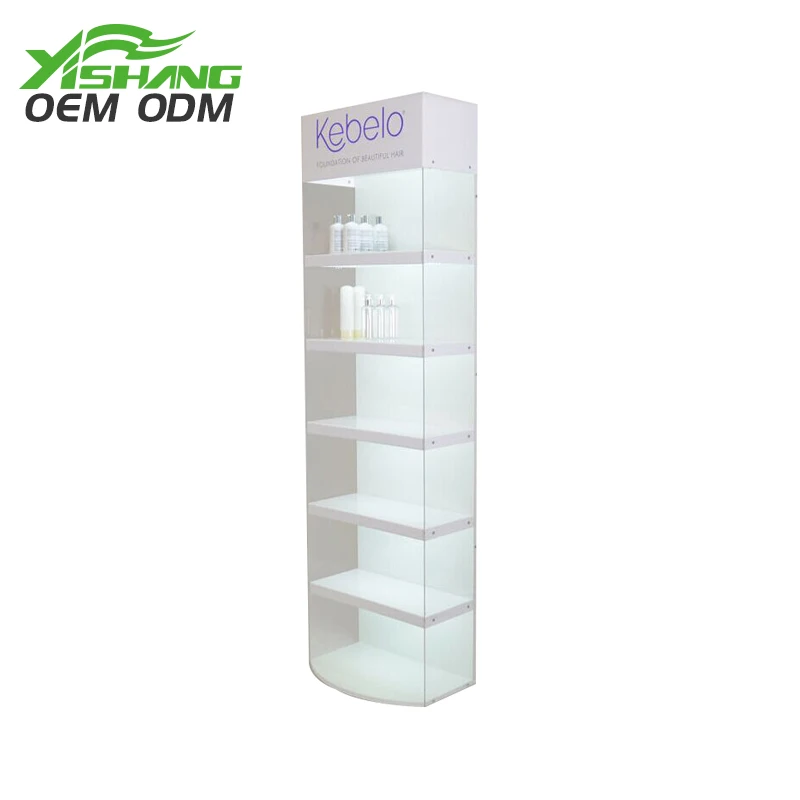 Convenient Wholesale Led Lights Makeup Cosmetic Display Case Stand