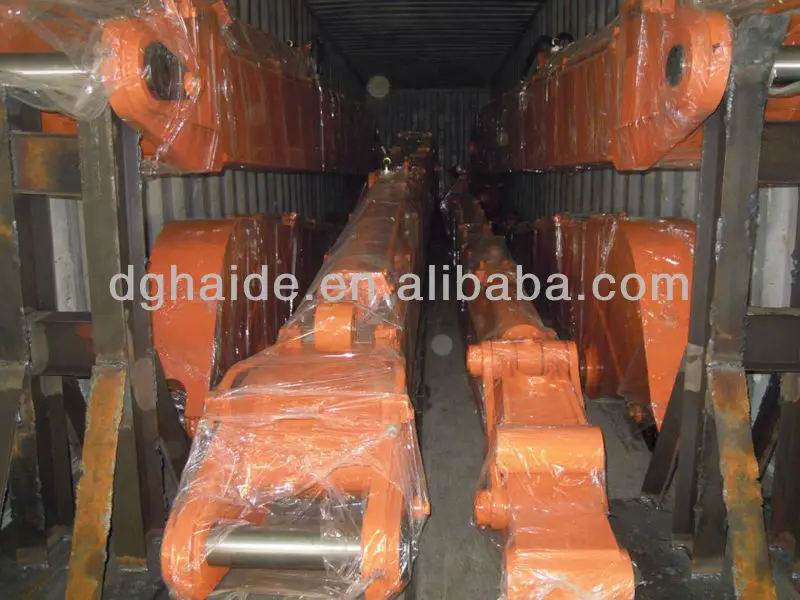 CE-approved Excavator Long Boom and Arm with 34m Maximum Length and Q345B/Q690D Material Options