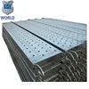 Metal scaffolding plank platform / perforated steel plank price