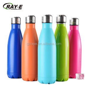 Image of 2019 wholesale custom logo for promotion thermos flasks insulated stainless steel water vacuum bottle