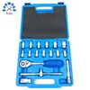 Universal 18pcs Box Rachet Spanner Socket Wrench Set For Auto Repair
