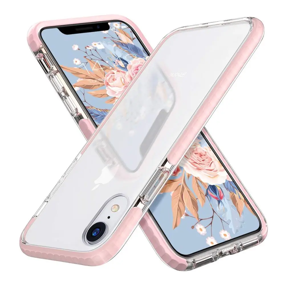 Clear Shockproof Hybrid 3 in 1 Luxury Mobile Phone Cover for iPhone 7 8 7Plus 8Plus X XS XR XSMax Case