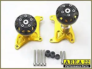 Area 22 2014/2015 Honda MSX125 Grom CNC Engine Crash Protectors (Gold)