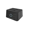 USB 3.0 type-C smart docking station, supports dual HDD transfer high speed data storage, CE, FCC