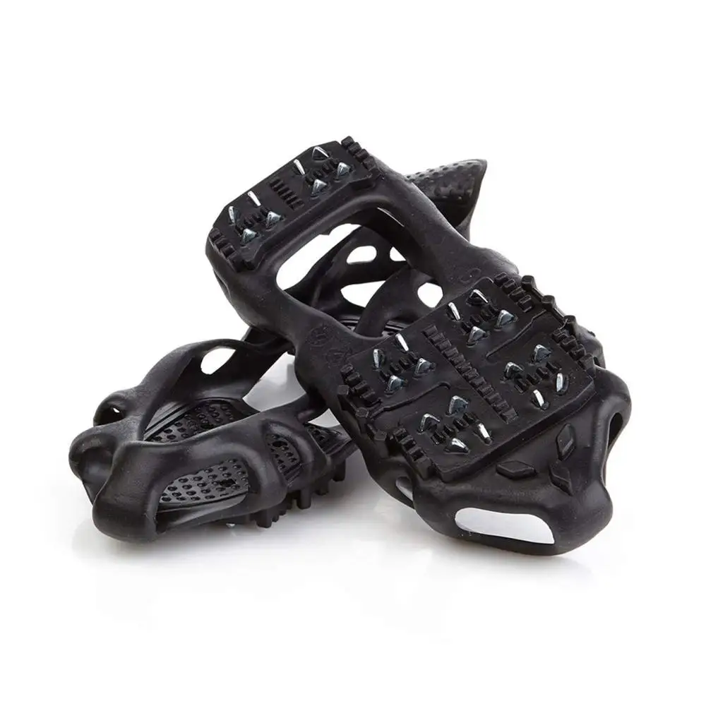 winter safe climbing ice grips snow steel spike crampons anti