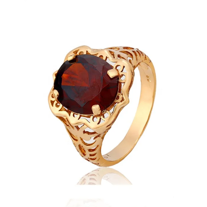 

xuping luxury wedding engagement ring with one stone, Rose gold colour