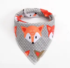 Image of Wholesale Eco Friendly Personalized Multicolor image Cotton Dog Bandana