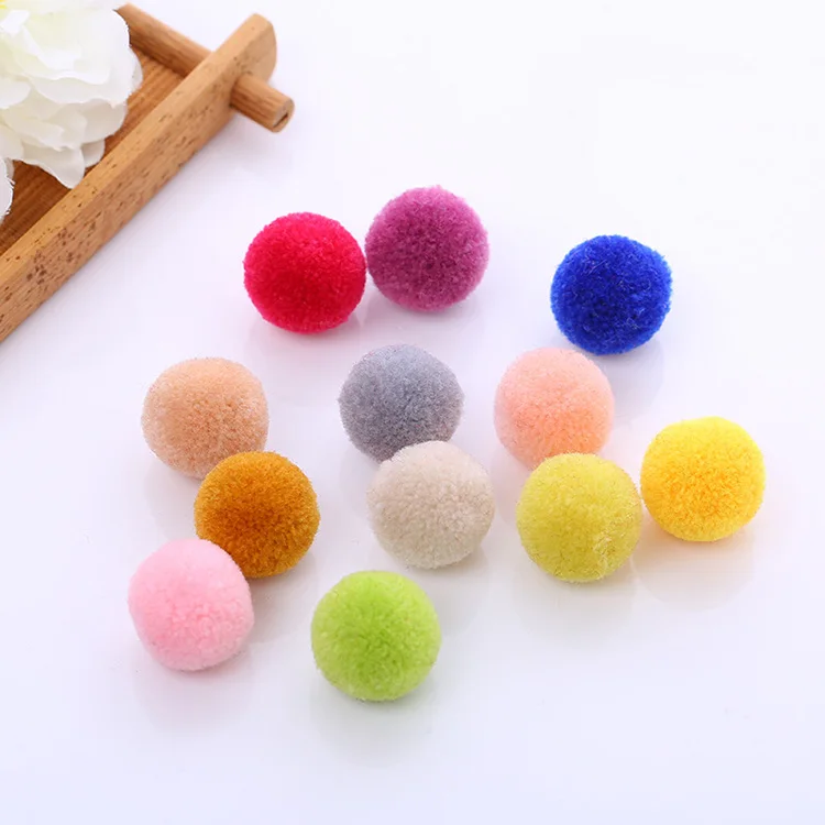 Mini Fluffy Soft Ball Handmade Kids Toys Diy Sewing Craft ...