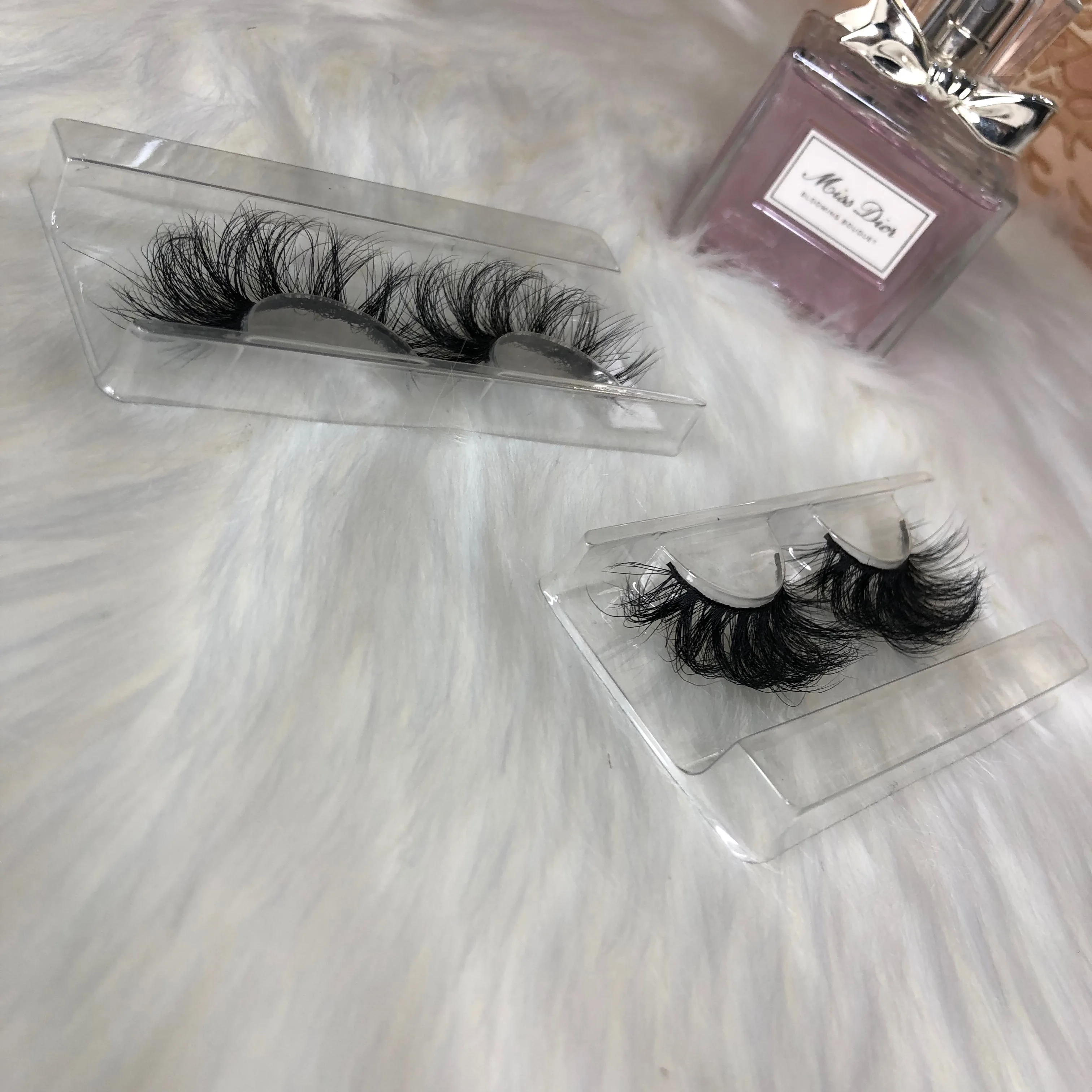 
Custom Own Brand thick dramatic eyelashes long soft 3d 25mm mink eyelash with high quality 