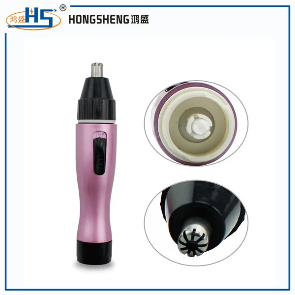 2 In 1 Lady Battery Operated Cordless Epilator Nose Hair Trimmer