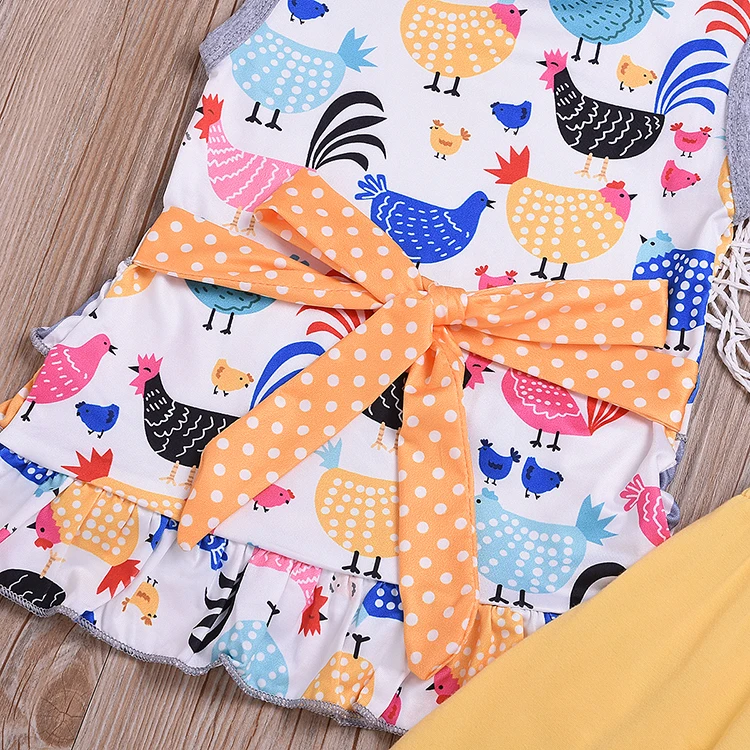 ruffle outfit set clothes