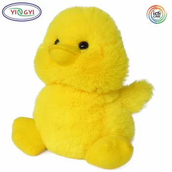 small yellow duck stuffed animal