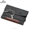 custom top grade fashion business tablet computer handheld hair felt bag envelopes