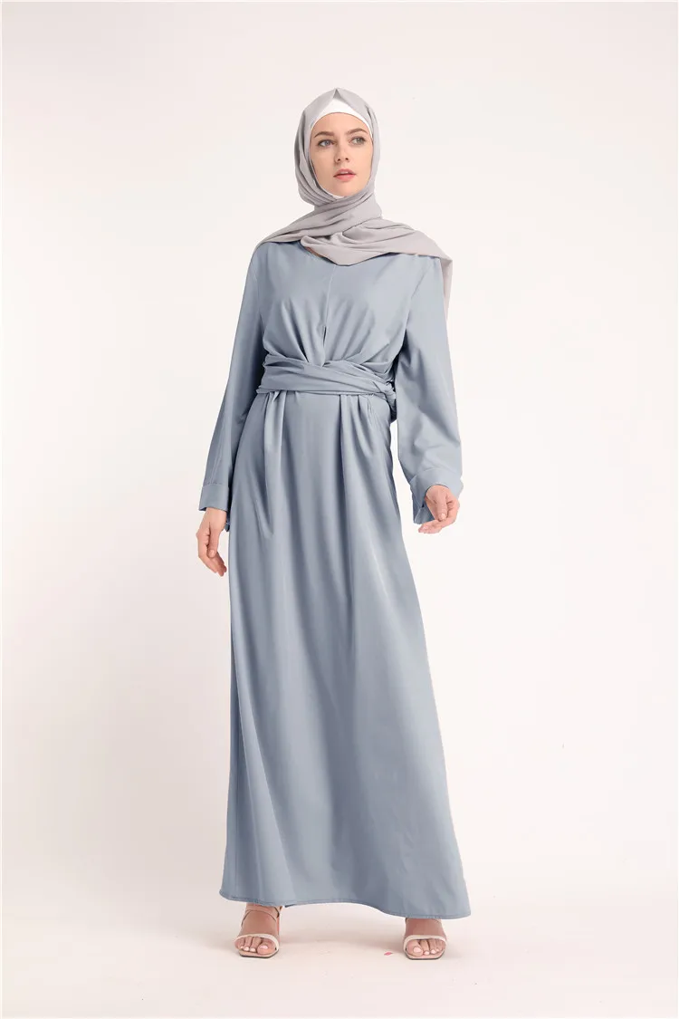 畅销2019 马来西亚女性伊斯兰 abaya 马克西裹身连衣裙