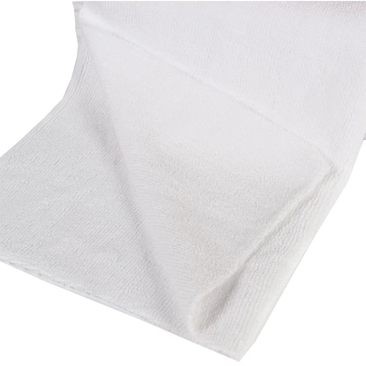 Ultrasonic Cut Edgeless Microfiber Cleaning Cloth Towel Edgeless Black ...