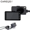 Moto Camera dashcam Full HD Dual 720P Waterproof Black Front Rear Recorder