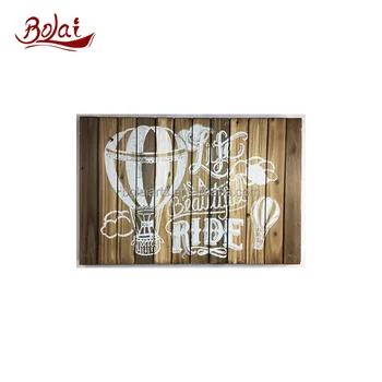Diy Art Painting Kit Stencil Paint Brushes Wood Box Sign Buy