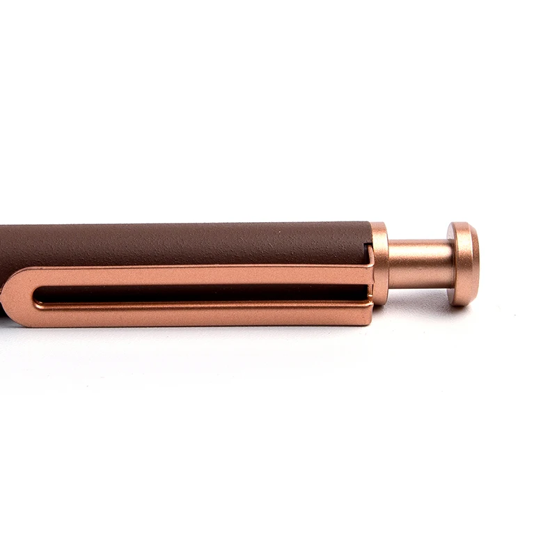 
High quality fashion corporate gift rose gold design premium click metal ballpoint pens with custom laser logo 