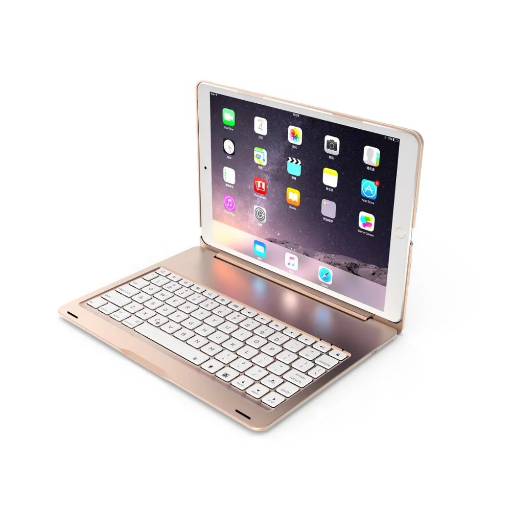 

Wireless backlit keyboard case with bluetooth for iPad pro 10.5, Rose gold/black/siliver/gold