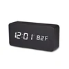 2018 Desktop Table Clocks Digital Led Wooden Clock Alarm Clock