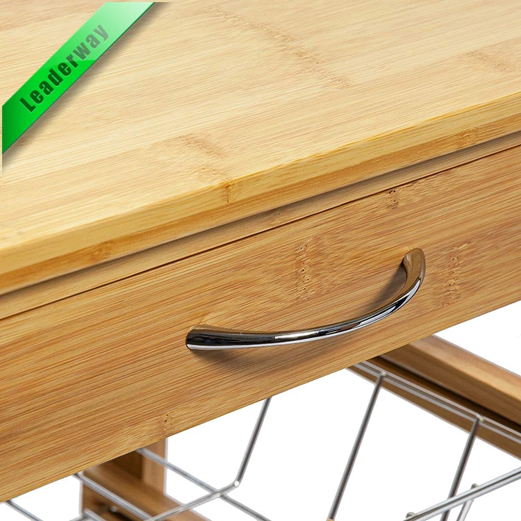 4 Layers One Lawyer Factory Outlet Hand Truck Mobile Trolley Kitchen Island Cart Mobile Foodcart Design