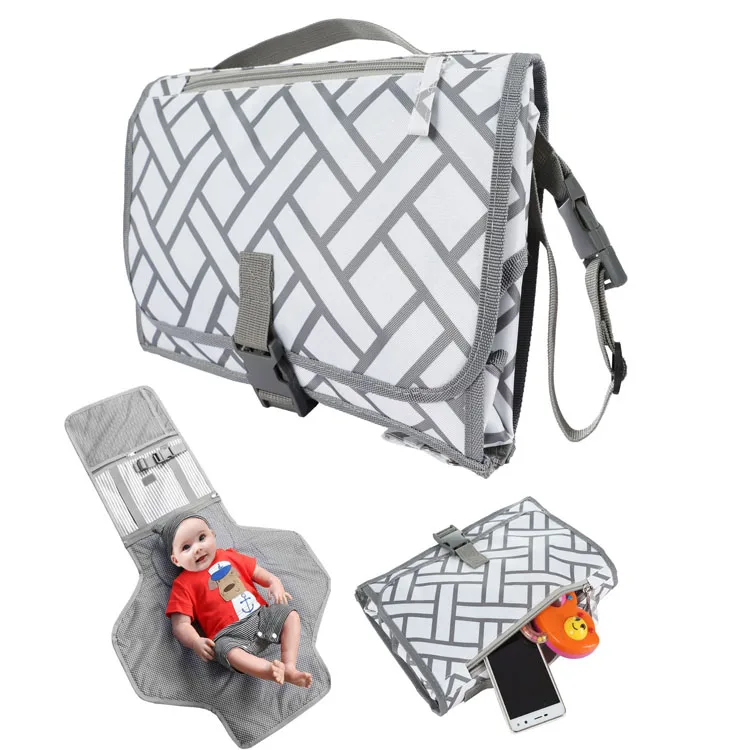

Stock Waterproof Travel Portable Baby Changing Kit Mat, Baby Diaper Changing Pad, 4 colors in stock