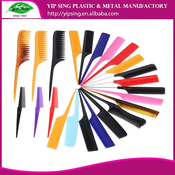 Plastic hair comb