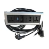 new desktop socket with Universal power outlet and HDMI movable mounting tabletop socket