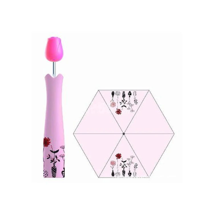 2018 Top Sale Hot New Fashion Rose Umbrella With Gift Box