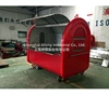 Design for free red Food Van/Street Food Vending Cart For Sales,Hot Dog Cart/Mobile Food cart