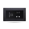 FIKO Wall black aluminum wire 147 hotel bathroom toilet cover 115V 240V shaver shaver variable pressure power outlet