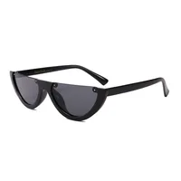 

10029 Superhot Eyewear Brand Designer Sun glasses Women Half Frame Shades 2018 Semi-Rimless Sunglasses