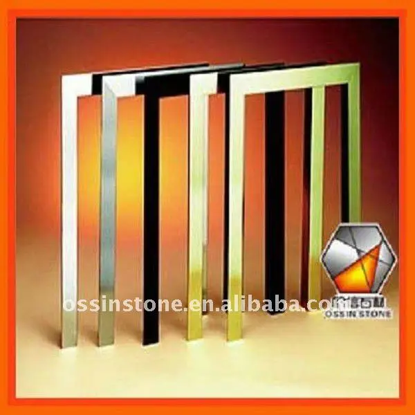 Black Granite Fireplace Insert Steel Trim Buy Stainless Steel