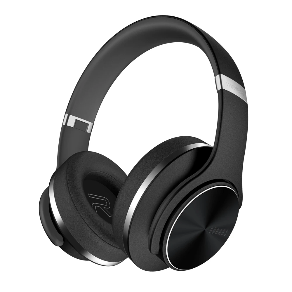 DOQAUS Flip Speaker Headphone Wholesale OEM Over Ear Sport Mobile Bluetooth Wireless Headphone