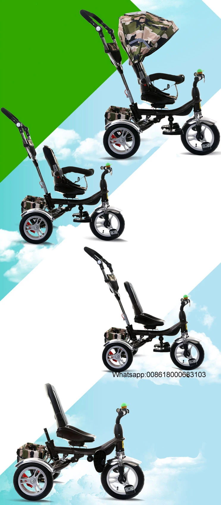 3 in 1 smart trike