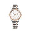 curved sapphire crystal watch glass steel stainless quartz lady wristwatch brand your own logo date