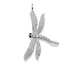 Fancy sterling dragonfly pendant sterling silver 925 jewelry