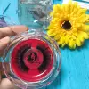 mink lahes 3d mink fur creat your own 5d eye lashes round diamond eyelash case