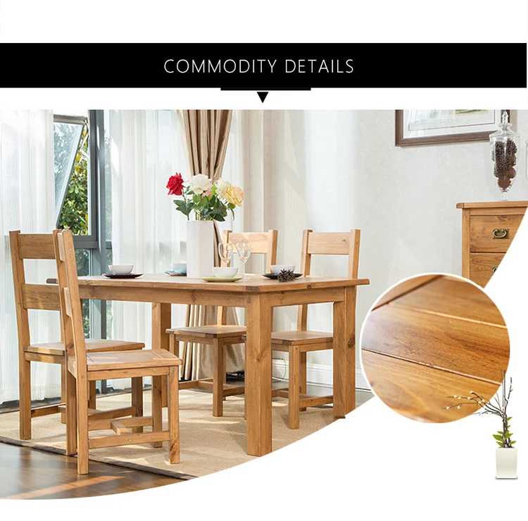 Dining Tables Sets Dining Room Furniture Solid Wood Japanese Style