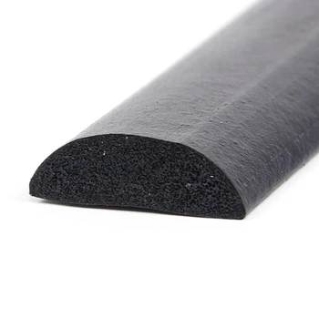 Half Round Sponge Epdm Rubber Extrusion Profiles - Buy Epdm Foam Rubber ...