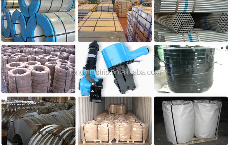 19mm/32mm hand held metal strapping pneumatic tool steel strip packing machine