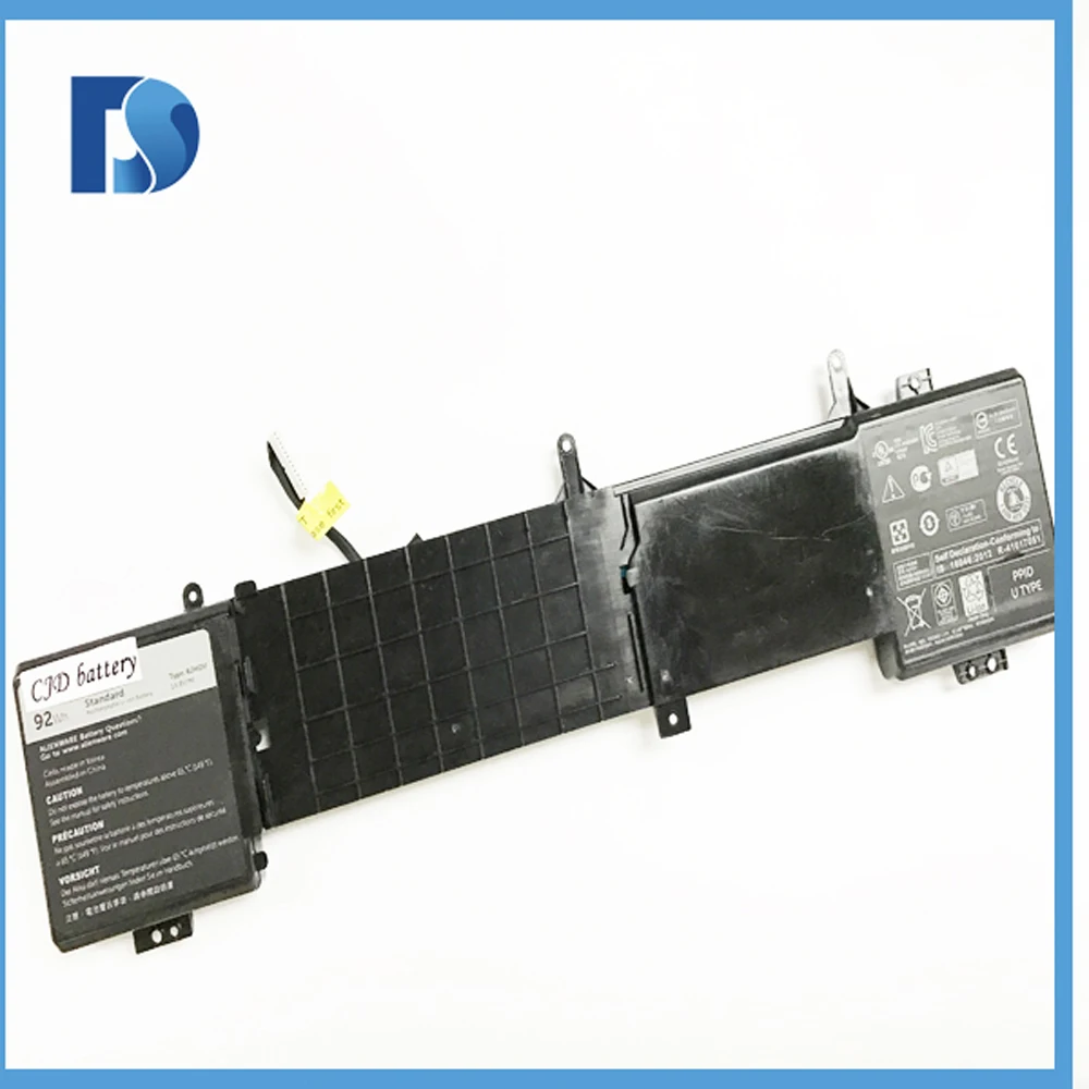 

BK-DBEST 14.8V 92Wh 6JHDV laptop Battery for DELL 17 R2 5046J P43F, Black