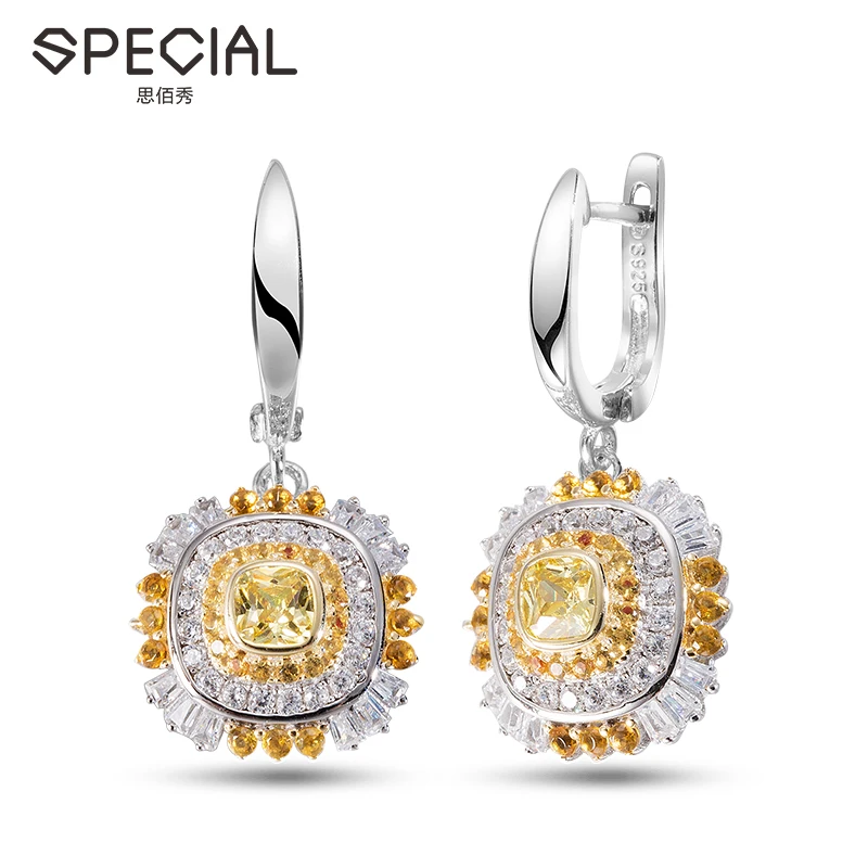 

Special fashion zircon Vietnam gold 925 silver jewelry earring women