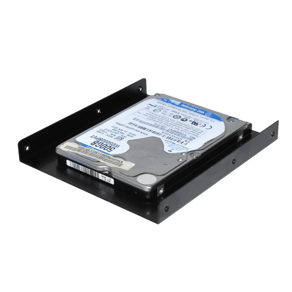 Universal 2.5" SSD HDD Hard Drive to 3.5" Steel Caddy Tray Mounting Bracket @USA 