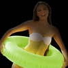 wholesale inflatable water tubes World's First Glow In The Dark Pool Float party tube