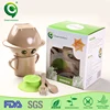 biodegradable rice husk fiber wholesale kids dinner set