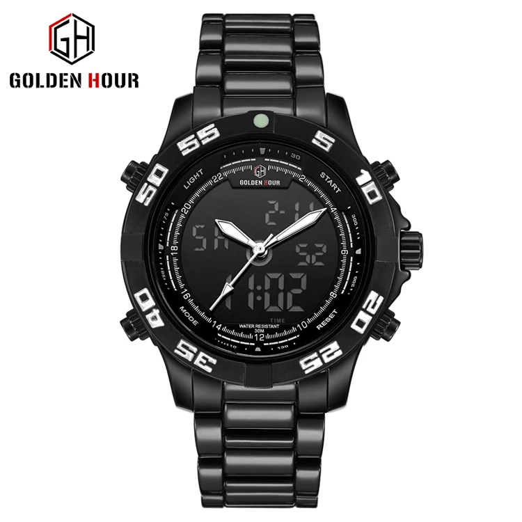 

Golden Hour 112 new Top Brand Luxury full steel Watch Men Business Casual quartz Wrist Watches Military Wristwatch waterproof