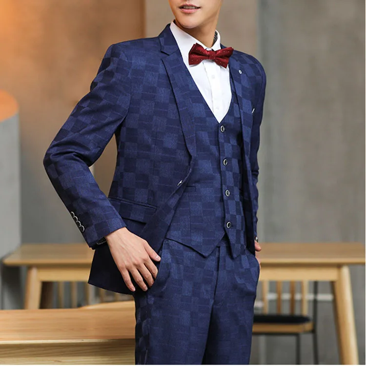Customized High Quality Hot Sale Business Casual Suit Wedding Man Suit