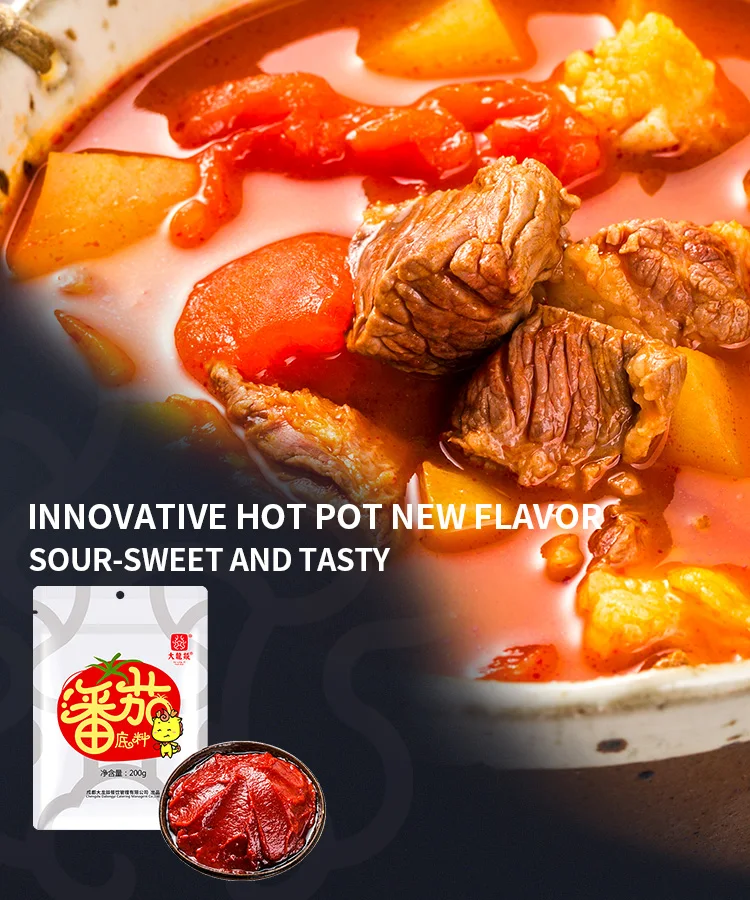 Hot Pot Condiment Tomato Flavor Seasoning Dalongyi