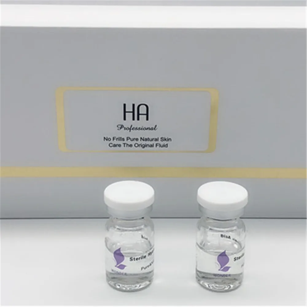 

5cc/vial meso injection whitening hyaluronic acid serum, Transparent